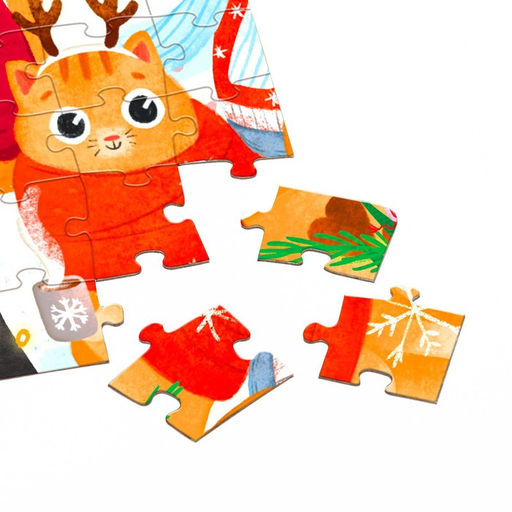 Пазл Новогоднее чудо, большая подарочная коробка, 104 элемента - Puzzle time фото 3