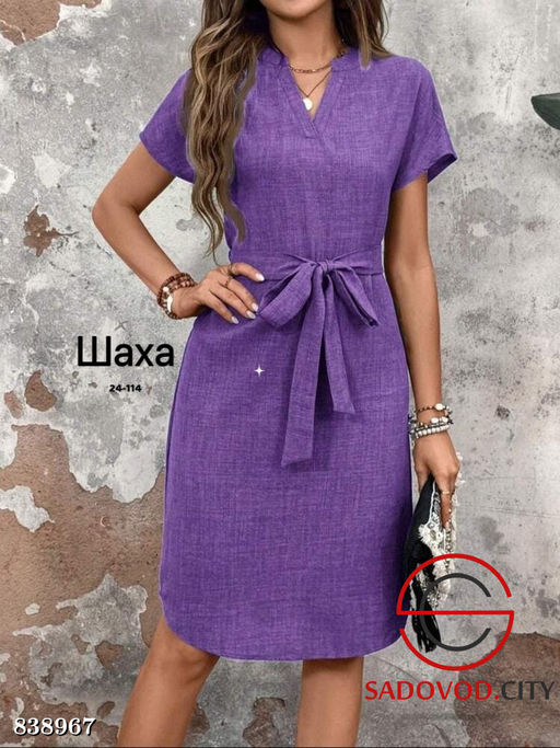 Платье женское с поясом - Bruno фото 5