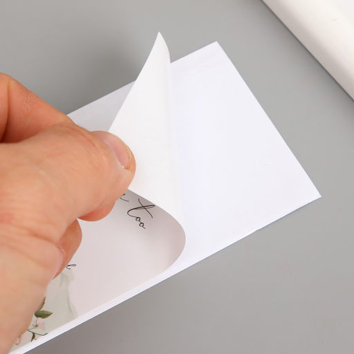 Наклейка - открытка бумага Спасибо. Чайные розы, набор 50 шт., 10?5 см