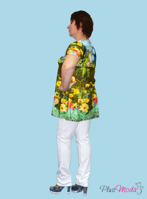 Туника Модель №17 размеры 52-70 - Plusmoda фото 5