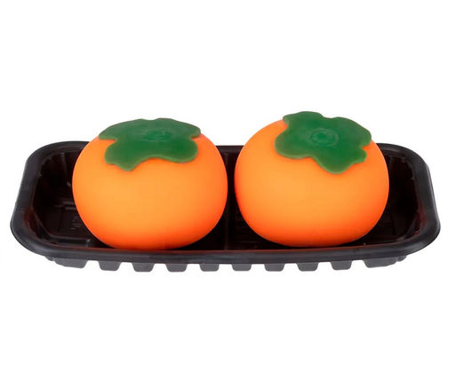 Крутой замес. Игрушка антистресс. "Супермаркет. Хурма Шарон" 6,5*4,5см 2 шт. на подложке арт.Т25376