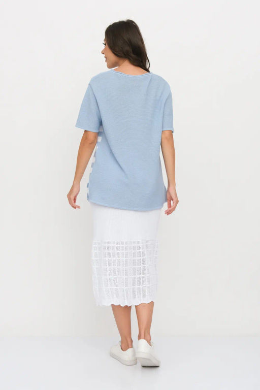 ЗЛАТА Юбка И 019/белый