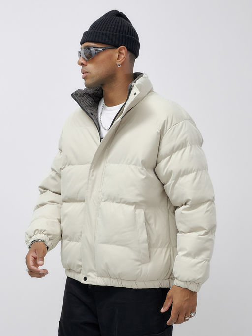 Куртка двухсторонняя мужская молодежная зимняя хаки цвета 25311TK