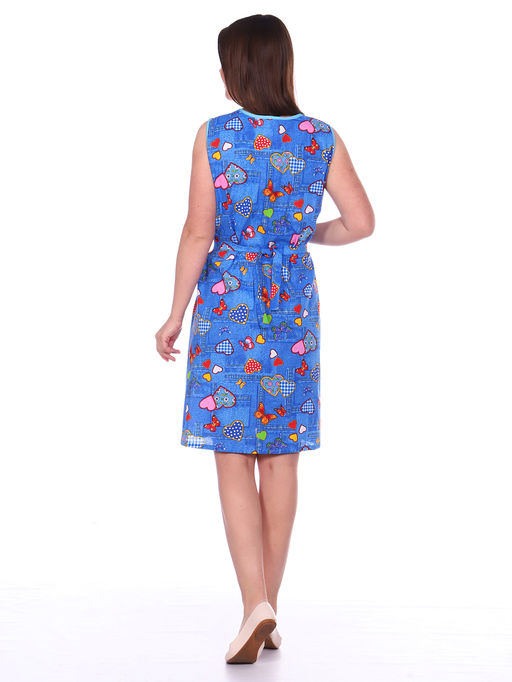 Женский бязевый сарафан на молнии без рукавов 1-12 (9)