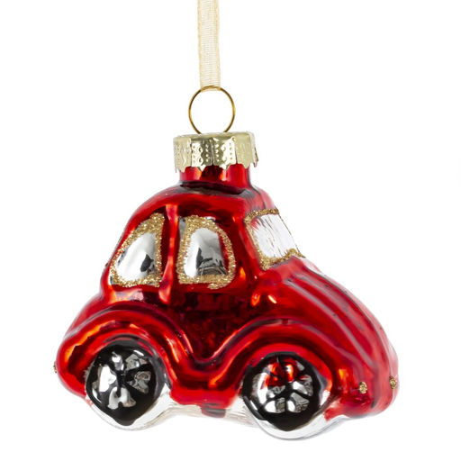 Украшение новогоднее "Машинка", L6,5 W4 H7 см