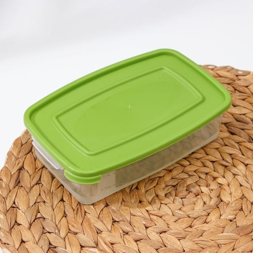 Цена за 2 шт. Контейнер пищевой Полимербыт «Каскад», 700 мл, пластик, прозрачный, крышка МИКС