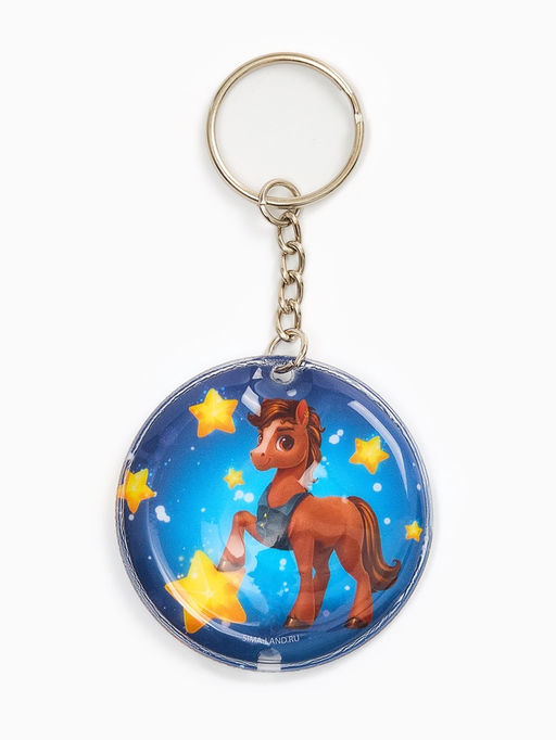 Брелок новогодний с фонариком «Светись от счастья», 5×5 см