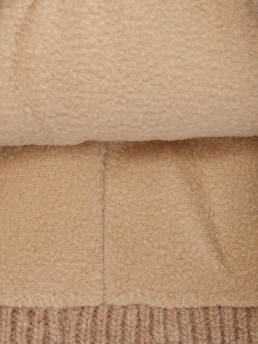 Шапка жен. анг+нейл LB-A53052 beige melange - Labbra фото 4