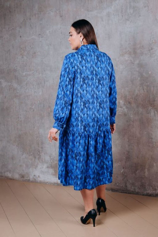 Платье Luxury Moda 1377 синий