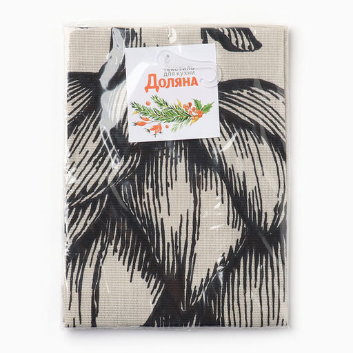 Цена за 2 шт. Полотенце кухонное Доляна Artichoke 35х60 см, 100% хлопок, 160г/м2  фото 5