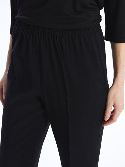 Beli Lastikli Rahat Kal?p Kad?n Pantolon