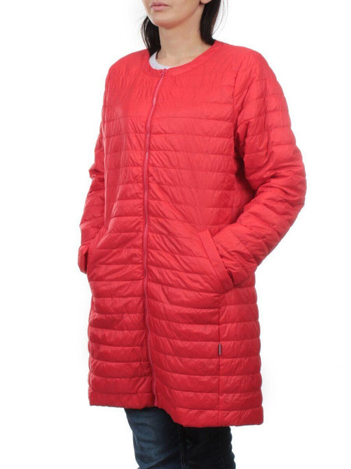 K-528 RED Куртка демисезонная стеганая женская (70 гр. холлофайбер) - Fashion фото 5