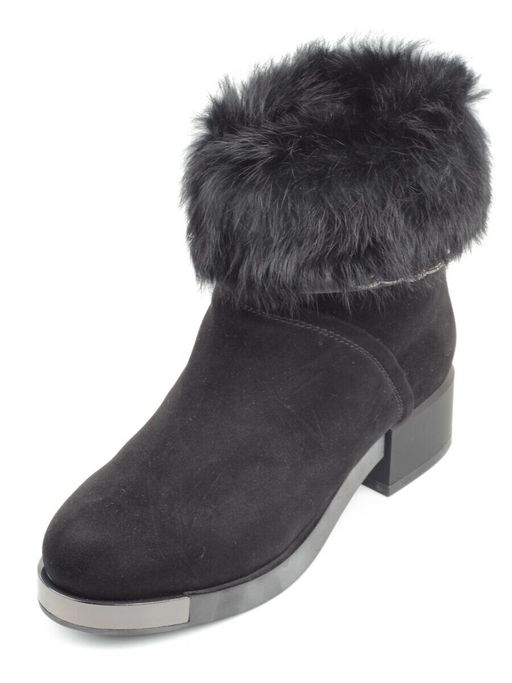 04-206W-8Y1 8J33M Ботинки зимние женские (натуральная замша, натуральный мех) - Фабричный китай фото 6