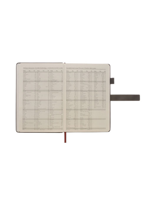 Ежедневник недатированный А5, с хлястиком, 80 листов, в линейку, пвх, серый - Simaland фото 5