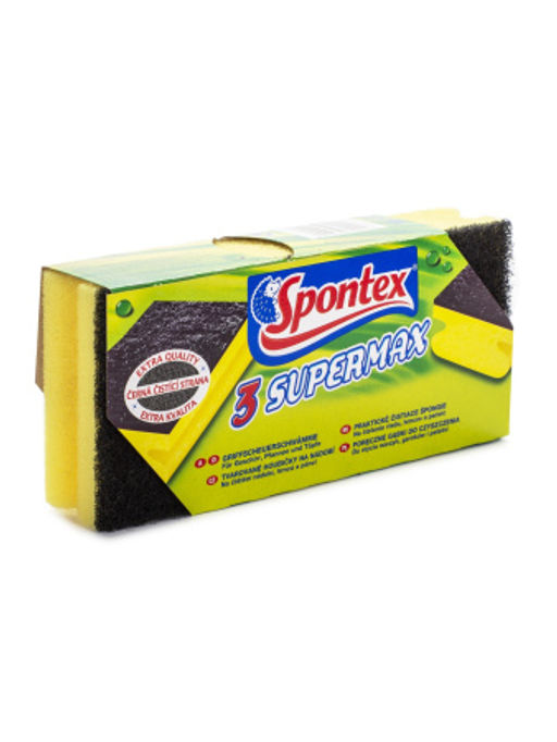 Губка для кастрюль SUPERMAX 3шт
