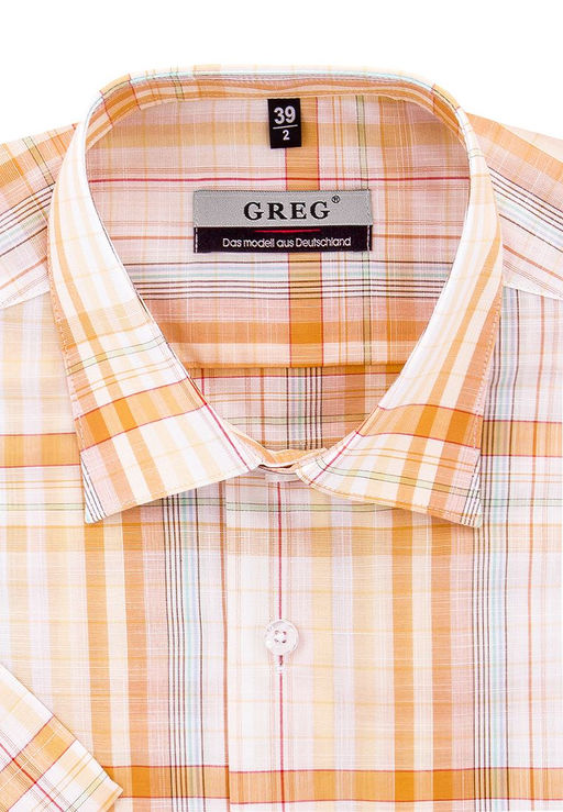 Сорочка мужская короткий рукав GREG Gb555/301/403/Z