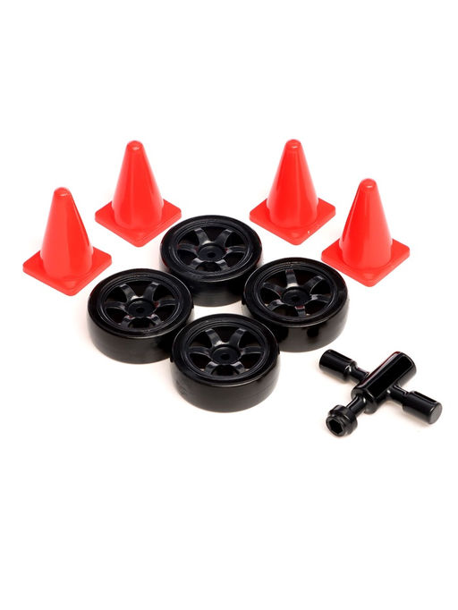 УЦЕНКА Машинка на пульте управления Легенда Дрифта, радиоуправление, полный привод, 40 км/ч, 2 комплекта колёс, 1:16, цвет белый