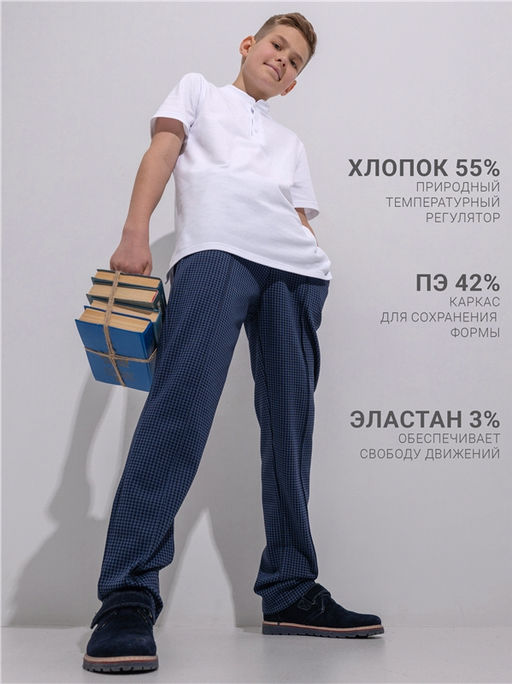 Брюки Апрель 1ПББ3460176 жаккард комбинированные  фото 6