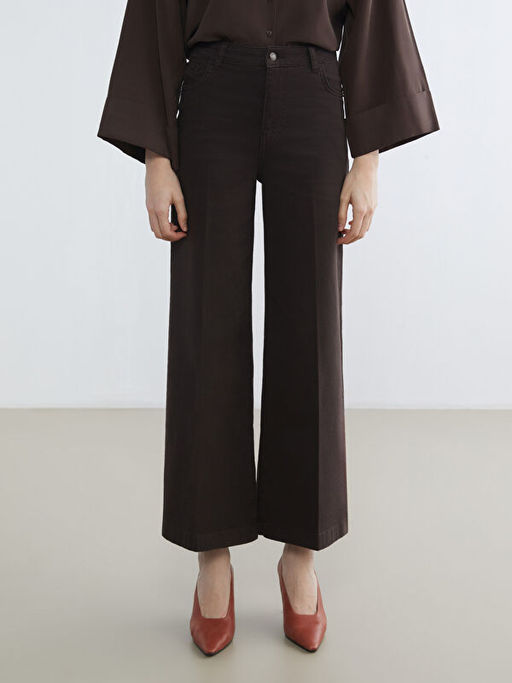 Wideleg Kad?n Jean Pantolon