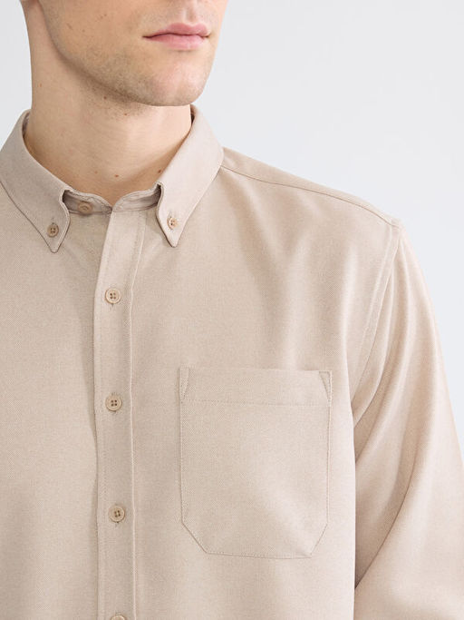 Regular Fit Gabardin Erkek G?mlek