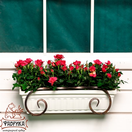 Балконная подставка для цветов 51-262 - Фабрика интерьерной ковки фото 3