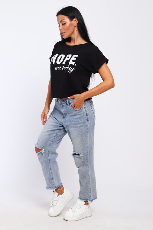 Футболка с надписью Nope, not today, Арт. 804