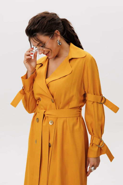 Платье ANELLI 1577 янтарный мёд