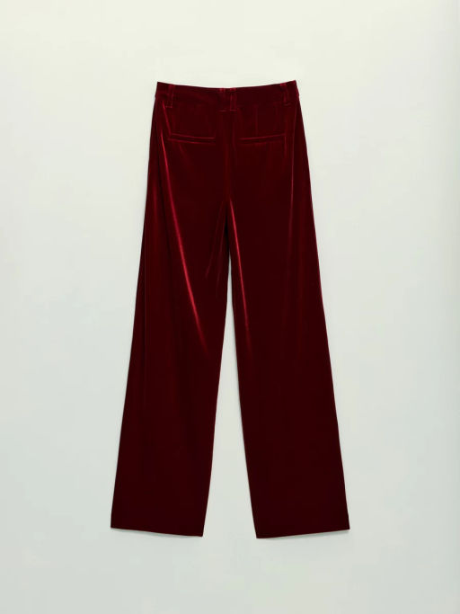 Прямые брюки из бархата / Zarina