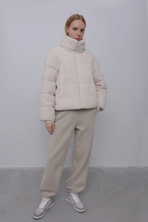 Стеганая куртка из искусственной овчины - Incity фото 3