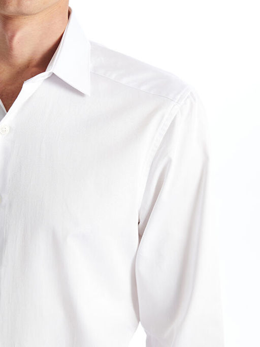 Slim Fit Uzun Kollu Erkek G?mlek