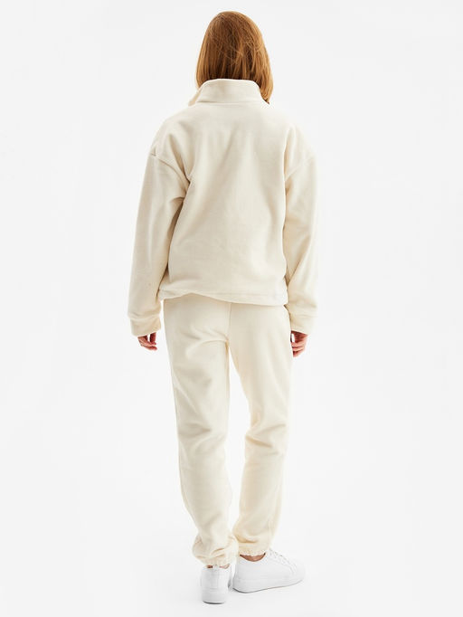 Костюм женский (анорак, брюки) MINAKU: Fleece Soft, размер 48, бежевый