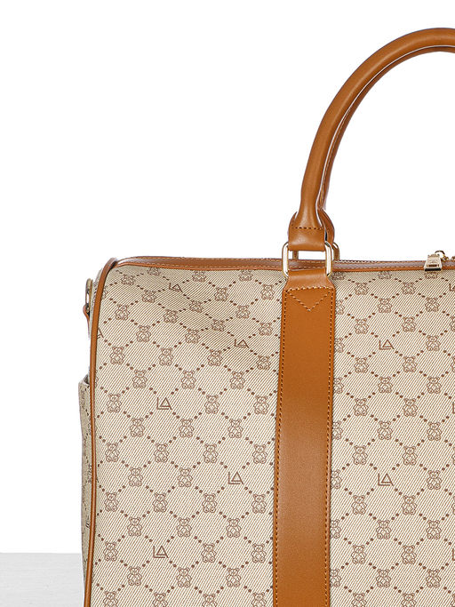 LACCOMA сумка AC89008-мишки бежевый эко кожа  фото 5