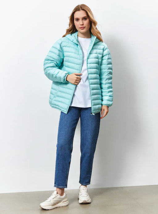 T3323-5 Пуховик стеганый женский