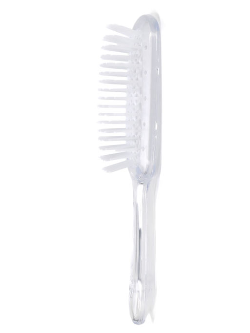 Расчёска массажная, широкая, продуваемая, 8.5×20.5(±1) см, прозрачная