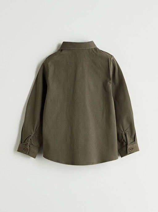 Basic Uzun Kollu Erkek ?ocuk G?mlek