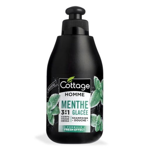 COTTAGE Мужской шампунь для волос и гель для душа ОСВЕЖАЮЩАЯ МЯТА, 250мл  фото 5