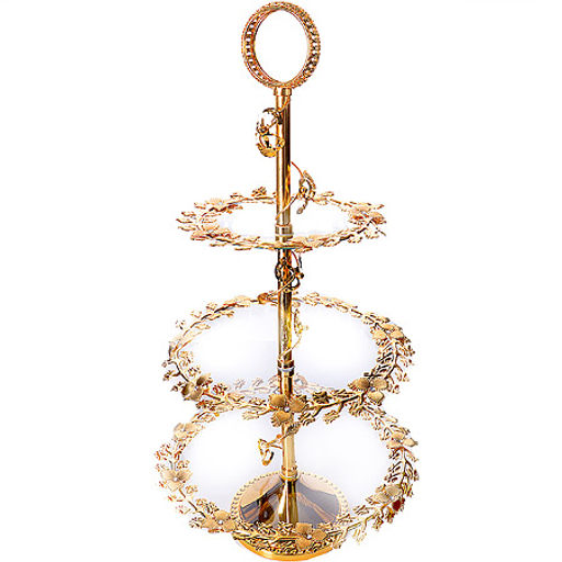 30421 Конфетница 3-х ярус. ВАНЕССА-ПРЕМИУМ LR (х6) - Mayer&boch фото 2