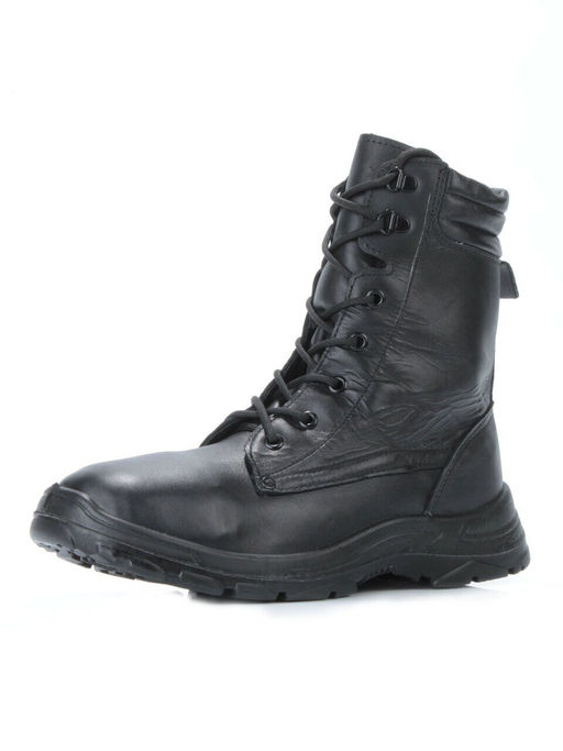 05-9004 BLACK Ботинки зимние мужские (искусственная кожа, искусственный мех) - No name фото 6