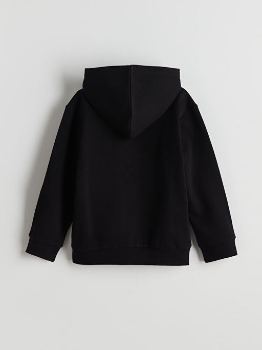 Kap??onlu Galatasaray Bask?l? Erkek ?ocuk Fermuarl? Sweatshirt