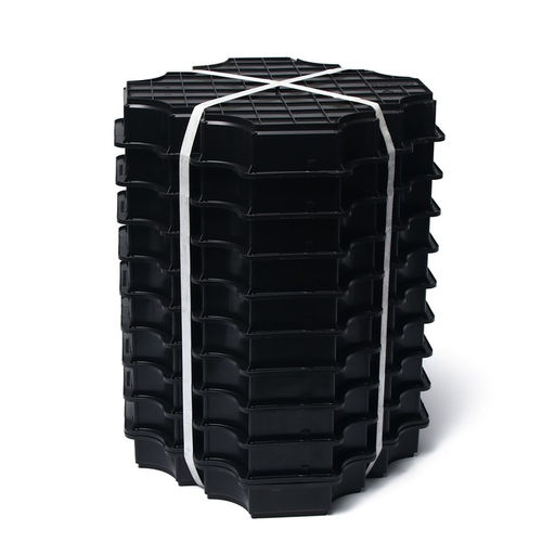 Цена за 10 шт. Форма для тротуарной плитки «Клевер краковский большой», 29 × 29 × 4 см, шагрень, 1 шт.