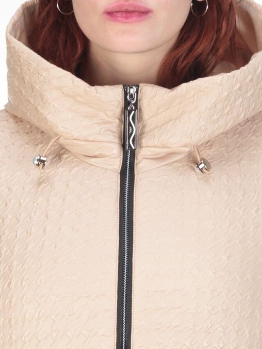 167 BEIGE Куртка демисезонная женская ROVITHI (100 гр.синтепона) - Fashion фото 10