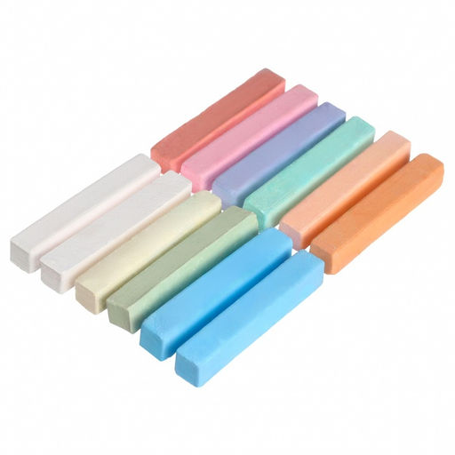 Мелки цветные, 12 штук, 10 цветов Смешарики фото 3