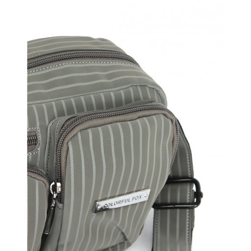 Сумка женская текстиль CF-997, 1отд, плечевой ремень, серый SALE 264798 - Bobo фото 9