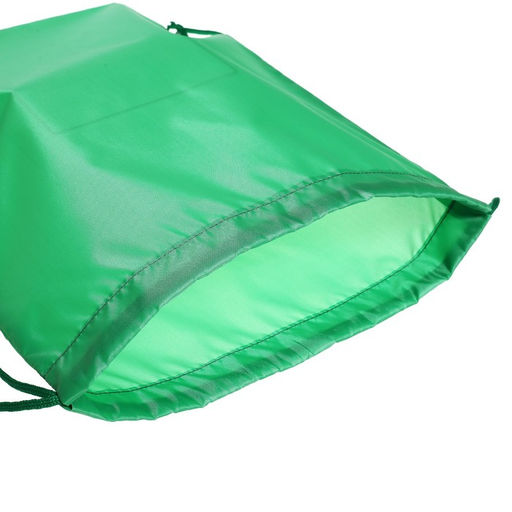 Мешок для обуви 420×340 мм, Calligrata «Стандарт», (мягкий полиэстер, плотность 210 D), зелёный