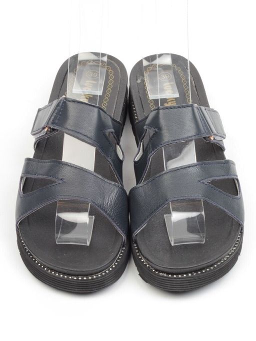 08-K26-8 BLUE Сандалии женские (натуральная кожа) - Фабричный китай фото 7