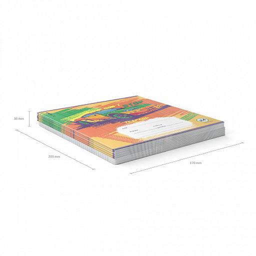 Цена за 10 шт. Тетрадь школьная ученическая ErichKrause Graphic Car, 24 листа, линейка (в плёнке по 10 шт.)_MIX-PACK фото 11