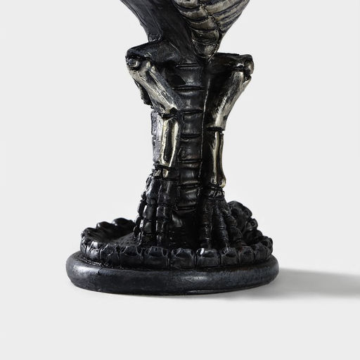 Бокал средневековый «Свирепый дракон», 200 мл, нержавеющая сталь, чёрный