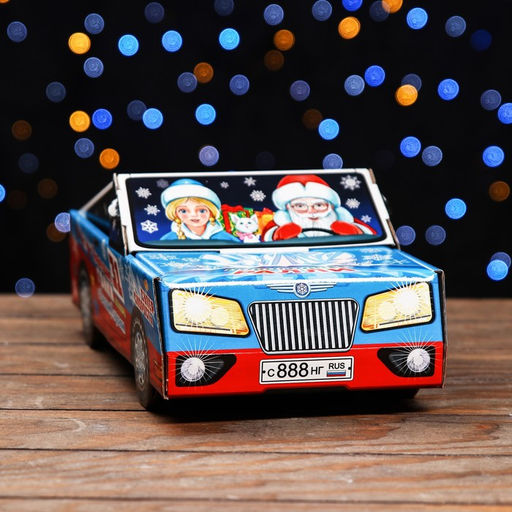 Цена за 5 шт. Подарочная коробка «Новогодние гонки» 11.3×31.5×13.3 см