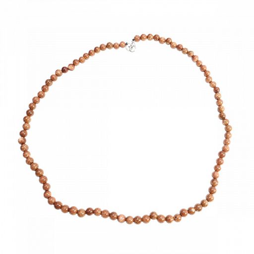 Бусы из камня Авантюрин коричневый на счастье 6мм