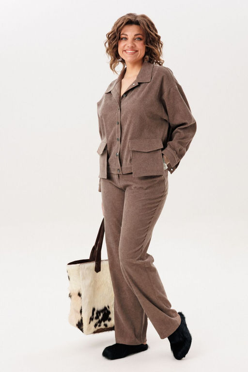 Жакет ANELLI 1528.2 жареный миндаль  фото 5